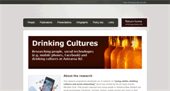 Desktop Screenshot of drinkingcultures.info